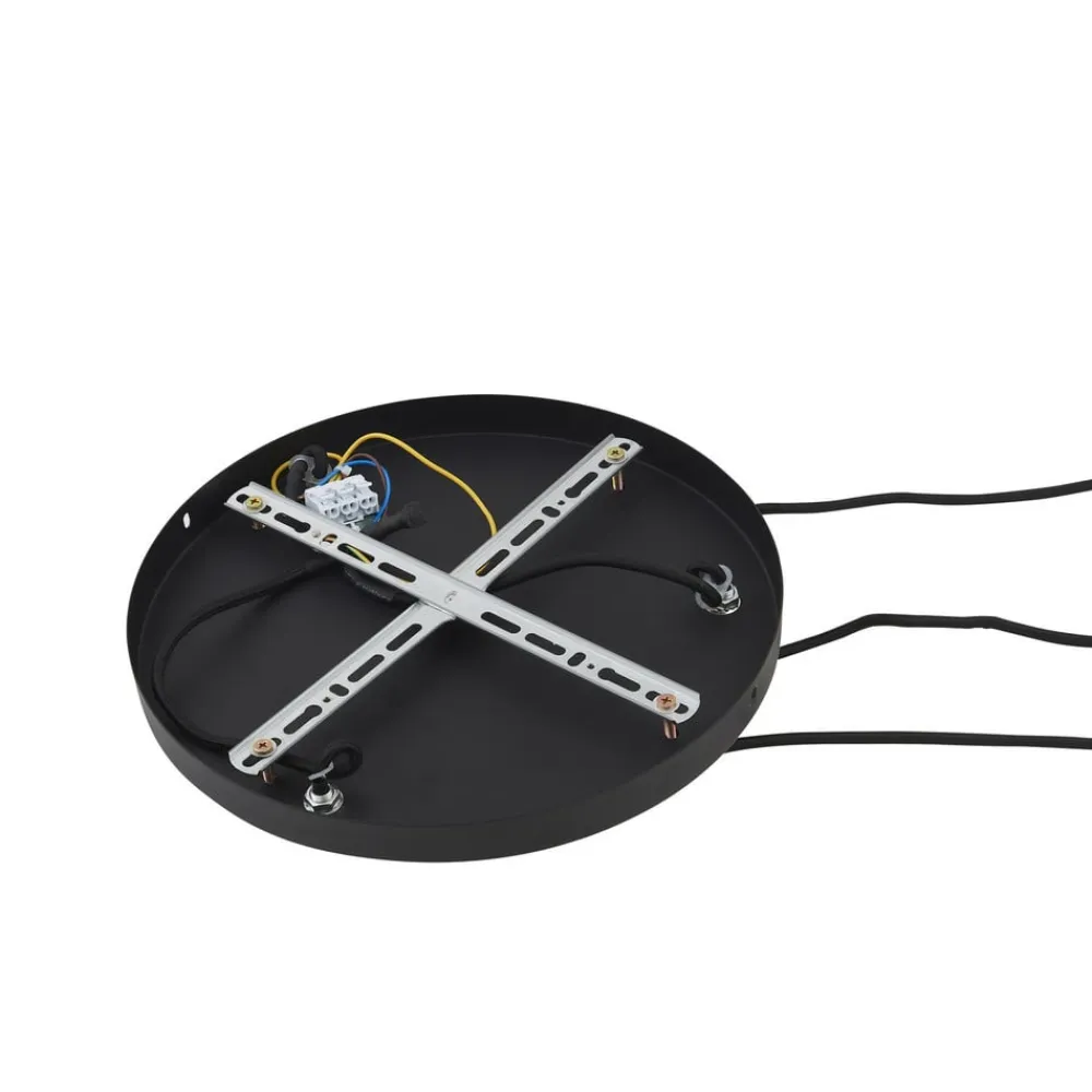 Lindby Pendellamper|Pendellamper>Doroteo hængelampe, 3 lyskilder, grøn/amber/grå, glas