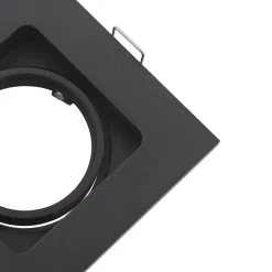 downlight Thorid, sort, 10 x 10 cm, sæt med 10, GU10^Lindby Discount