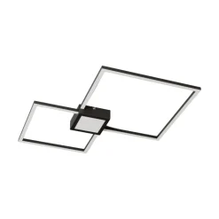 Lindby Duetto LED-loftlampe, antracit 28 W