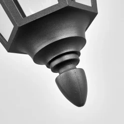 Lindby Edana udendørs hængelampe, 40 cm, antracit, E27, IP44