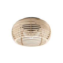 Ediz loftlampe, 1 lyskilde, E27, træ, Ø 44,4 cm^Lindby New