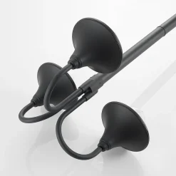 Lindby Edric lygtepæl, højde 215 cm, antracit, aluminium