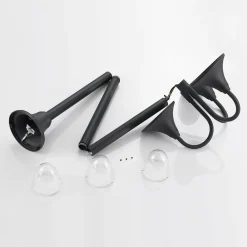 Lindby Edric lygtepæl, højde 215 cm, antracit, aluminium