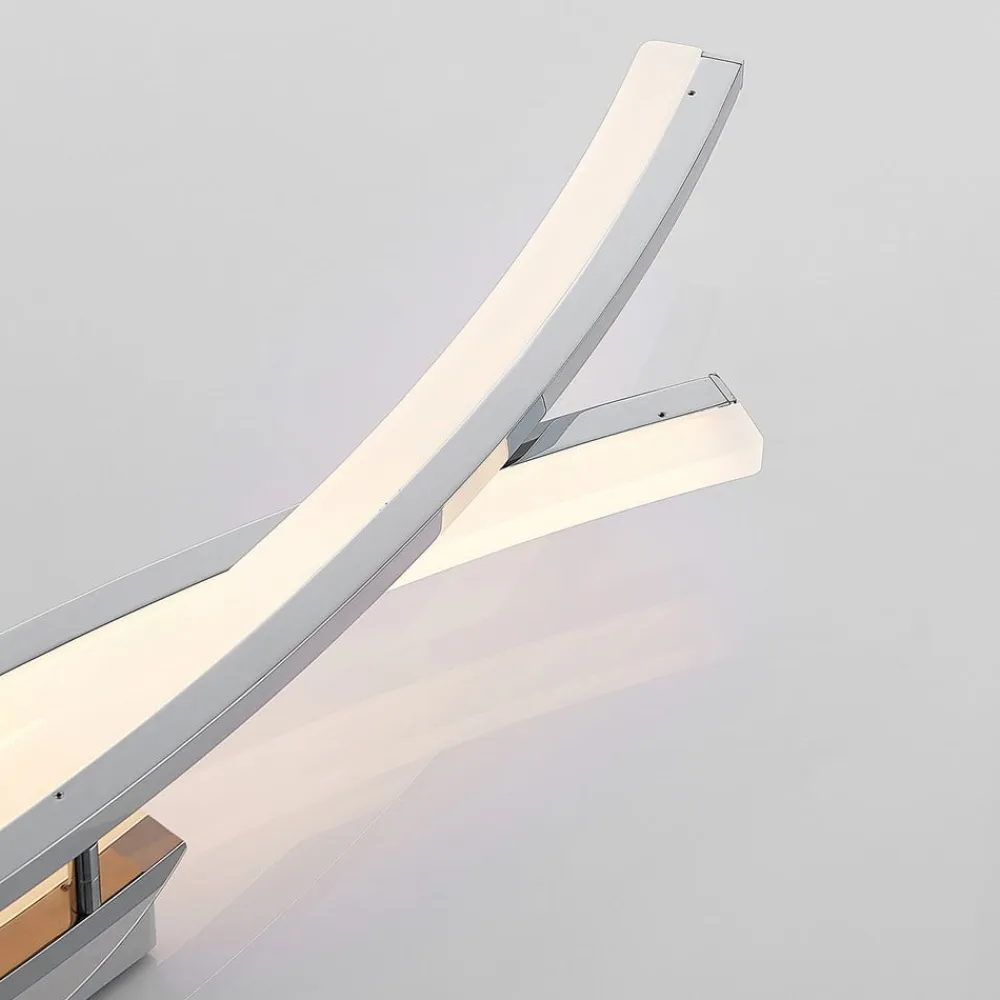 Lindby Elarit LED-loftlampe, forkromet