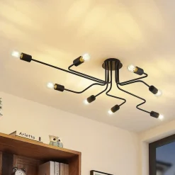 Lindby Loftlamper>Elimar loftlampe, 8 lyskilder