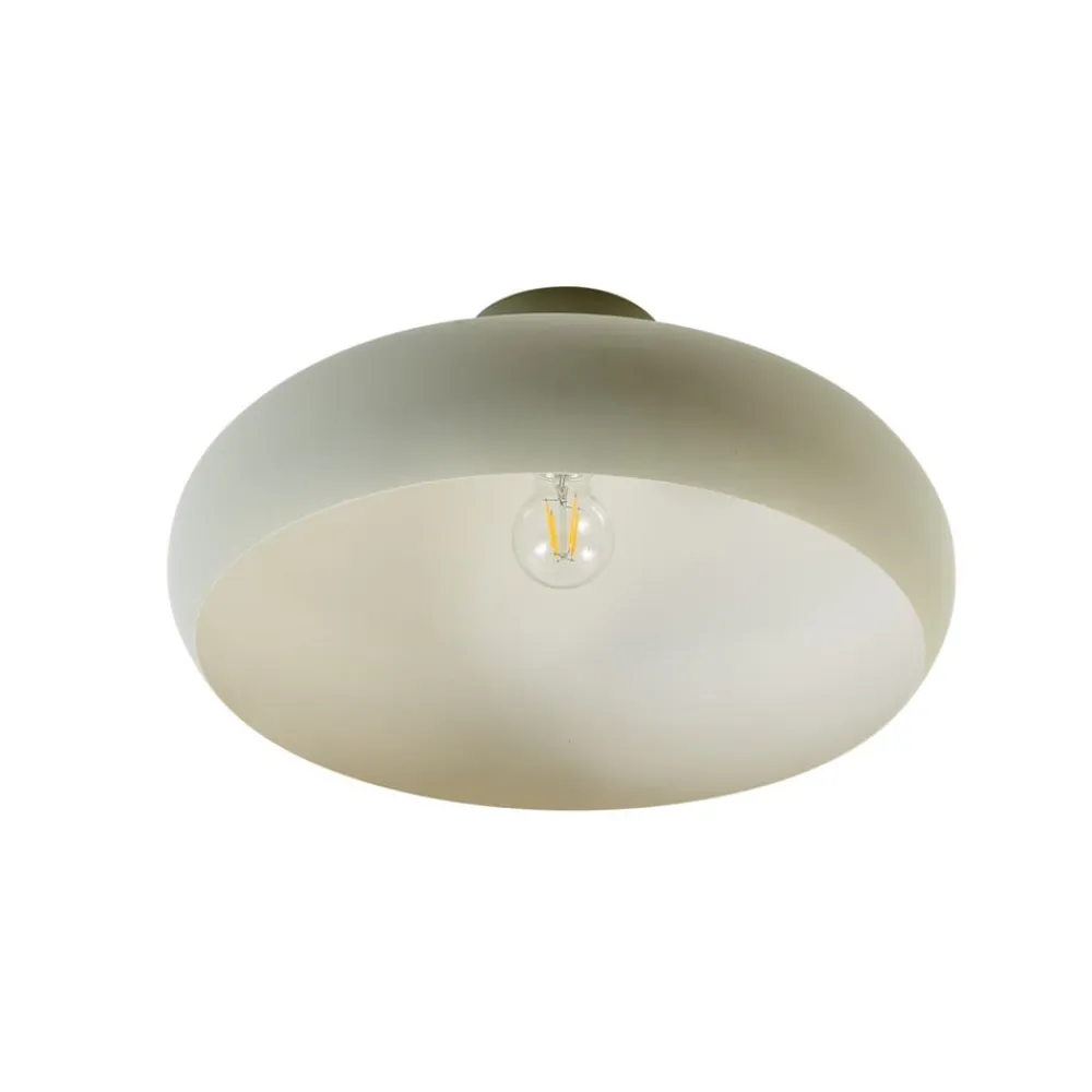 Lindby Elover loftlampe, lysegrøn, Ø 45 cm, jern