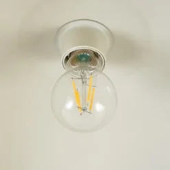 Lindby Elover loftlampe, lysegrøn, Ø 45 cm, jern