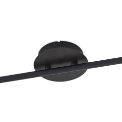 Lindby Eridia loftspot, sort, 6 lyskilder, langt