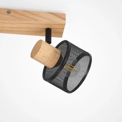 Lindby Evinora loftspot af træ, 2 lyskilder