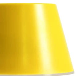 Lindby genopladelig LED-lampe Gaja, gul, USB, IP44, RGBW, dæmpbar