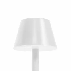 Lindby genopladelig LED-lampe Gaja, hvid, USB, IP44, RGBW, dæmpbar