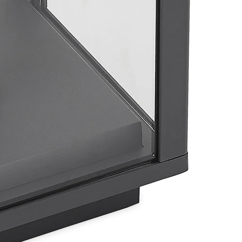 Giavanna sokkellampe, 29 cm, antracit, IP44, E27^Lindby Hot