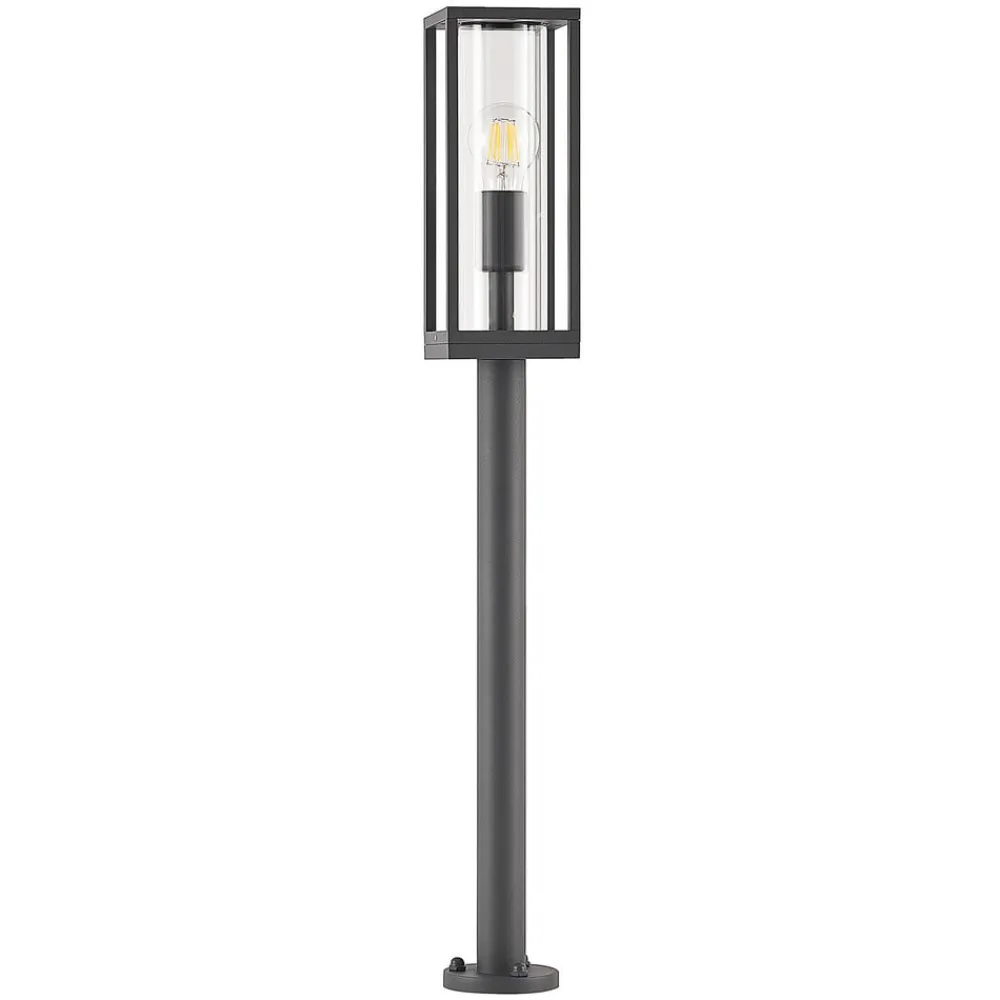 Giavanna vejlampe, 80 cm, antracit, IP44, E27^Lindby Best
