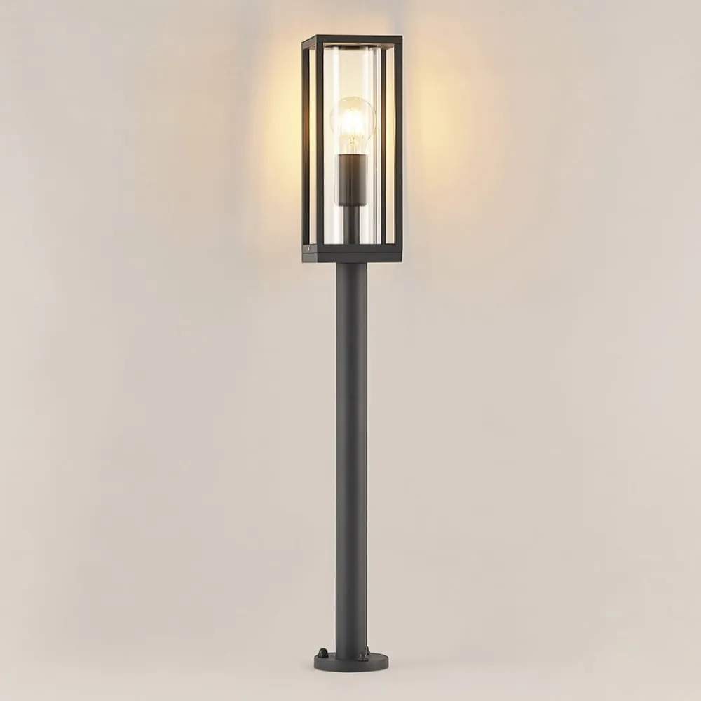 Giavanna vejlampe, 80 cm, antracit, IP44, E27^Lindby Best
