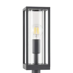 Giavanna vejlampe, 80 cm, antracit, IP44, E27^Lindby Best