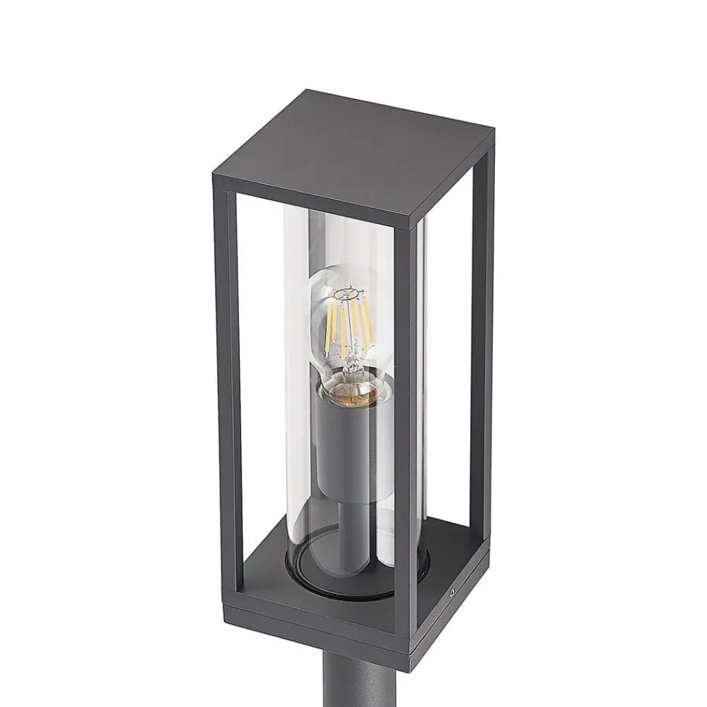 Giavanna vejlampe, 80 cm, antracit, IP44, E27^Lindby Best