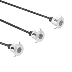 Gracelle LED nedgravningsspot, 3 stk, rundt^Lindby Clearance