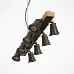 Grandesa hængelampe med 8 spots^Lindby New