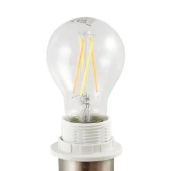 Lindby gulvlampe Adamio, Ø 45,5 cm, hvid, tekstil, stativ