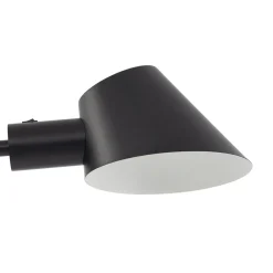 Lindby gulvlampe Corali, sort, metal, højde 176,5 cm