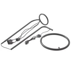 gulvlampe Elira, sort, metal, 150 cm høj, E27^Lindby New