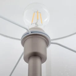 gulvlampe Jaileen, hvid, tekstil, 170 cm, læselampe^Lindby