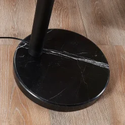 gulvlampe Lira, 5 lyskilder, højde 205 cm, sort, guld^Lindby Best