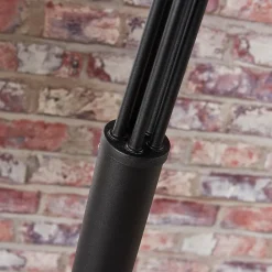 gulvlampe Lira, 5 lyskilder, højde 205 cm, sort, guld^Lindby Best