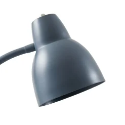 Lindby Gulvlampe Tebbi, grå, metal, højde 150 cm