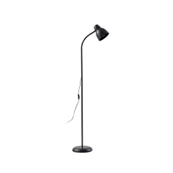 gulvlampe Tebbi, sort, metal, højde 150 cm^Lindby New