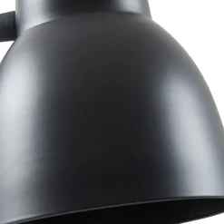 gulvlampe Tebbi, sort, metal, højde 150 cm^Lindby New