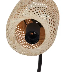 gulvlampe Venora, 145 cm høj, bambus, E27^Lindby Hot