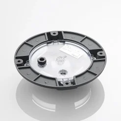 Lindby gulv-spotlight med LED Cormac, 4 lyskilder, Ø 21 cm, IP67