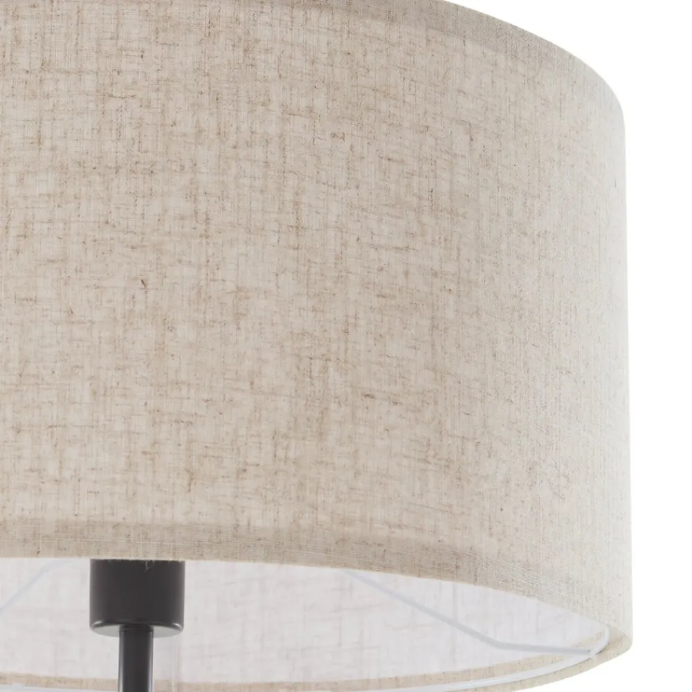 Herry gulvlampe, sort, træ, trefod, 153 cm^Lindby