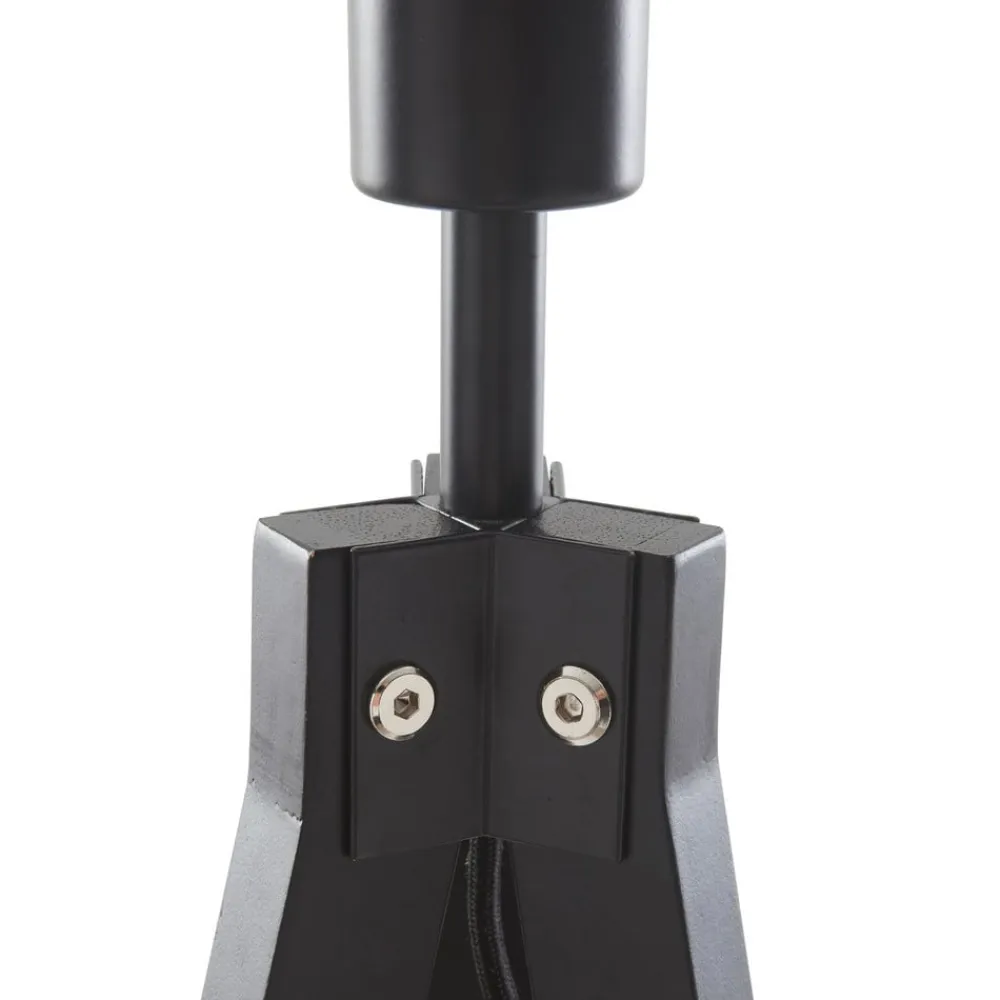 Herry gulvlampe, sort, træ, trefod, 153 cm^Lindby