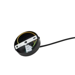 hængelampe Clarine, sort/hvid, Ø 50 cm, metal^Lindby Outlet