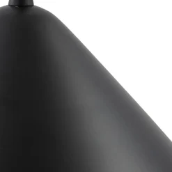 hængelampe Clarine, sort/hvid, Ø 32 cm, metal^Lindby