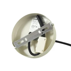 hængelampe Elover, lysegrøn, Ø 45 cm, jern^Lindby