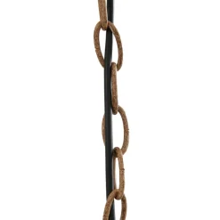 hængelampe Fibi, brun, gevir, 6 lyskilder E14^Lindby Hot