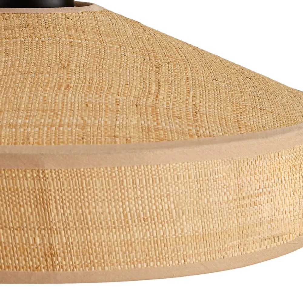 Lindby Pendellamper|Pendellamper>Hængelampe Haldor, hør, vævet, natur, Ø 40 cm