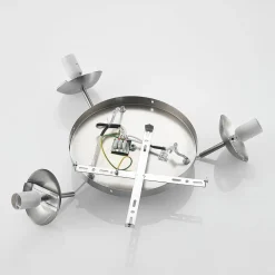 hængelampe Heleska, hvid, glas, 3 lyskilder, Ø 47cm^Lindby