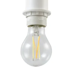 Lindby hængelampe Helin, hvid, Ø 30 cm, stof