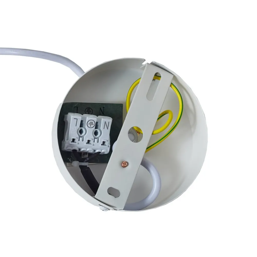 hængelampe Helin, hvid, Ø 35 cm, stof^Lindby Clearance