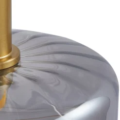 hængelampe Hildur, Ø 22 cm, 1 lyskilde, røggrå, glas^Lindby New