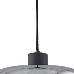 hængelampe Hildur, Ø 28,5 cm, 1 lyskilde, grå, glas^Lindby