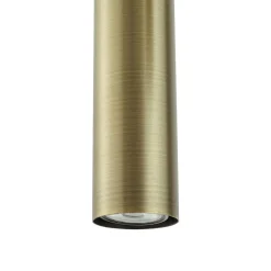 Lindby hængelampe Joffrey, Ø 24 cm, messing, 3 lyskilder, GU10