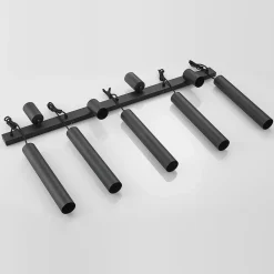 hængelampe Sanad, 116 cm, 9 lyskilder, sort, GU10^Lindby Online