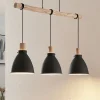 hængelampe Trebale, E27, Ø 28 cm, 3 lyskilder, træ^Lindby Sale
