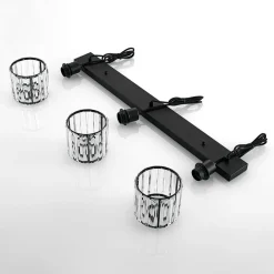 Lindby hængelampe Vella, transparent, glas, 83 cm, 3 lyskilder.