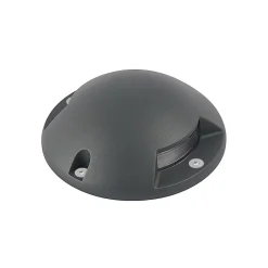 Lindby Huban gulv-spotlight med LED, 2 lyskilder